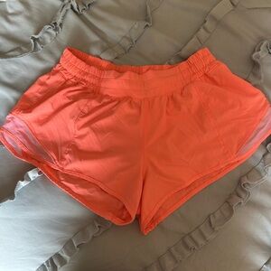 lululemon athletica Women's Hotty Hot Short II in Coral